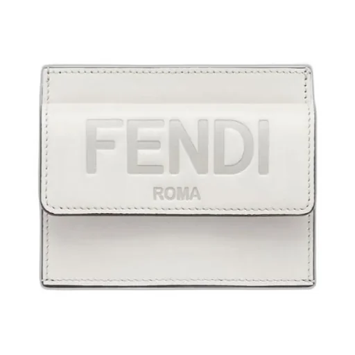 Light Grey Leather Card Holder