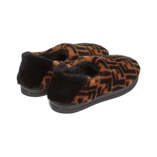 Fendi Kids Ff Motif Loafers