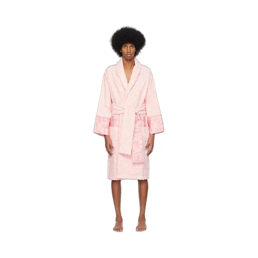 Versace I Love Baroque Belted Bathrobe