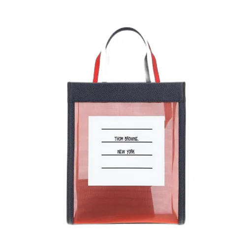 Small Rwb-Handles Tote Bag
