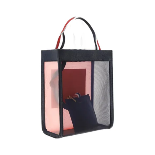Small Rwb-Handles Tote Bag