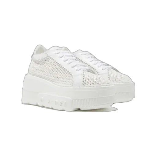 Tie Casual Shoes With Thick Soles And Low Uppers