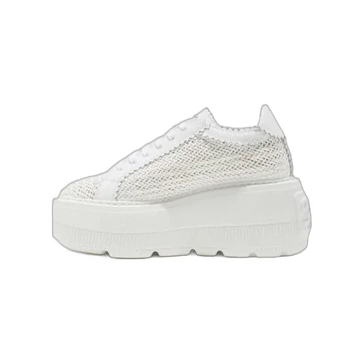 Tie Casual Shoes With Thick Soles And Low Uppers