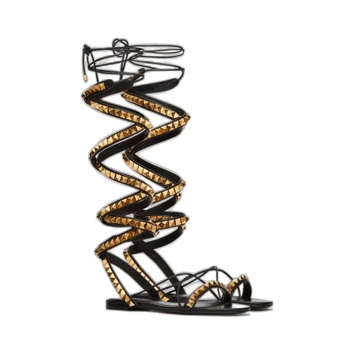 No Limit Rivet Flat Sandals