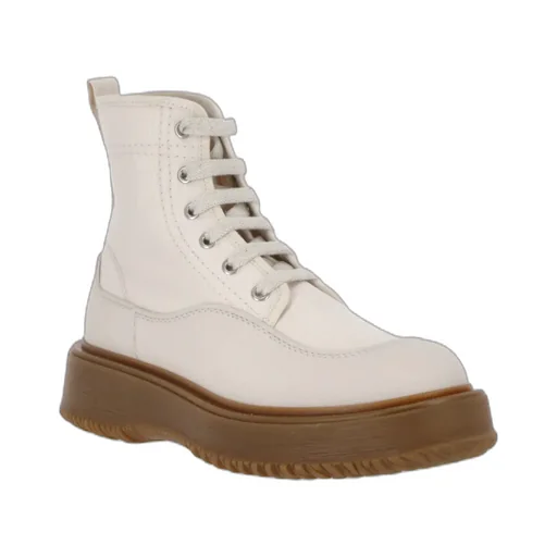 Hogan Untraditional Lace-Up Ankle Boots