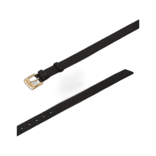 Miu Miu Cut-Out Logo Embossed Buckled Belt