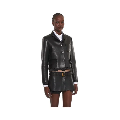 Miu Miu Cut-Out Logo Embossed Buckled Belt