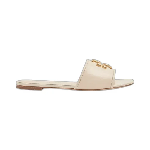 Tory Burch Eleanor Logo-Plaque Sandals
