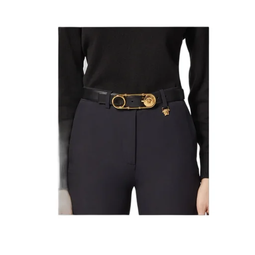 Versace Medusa Detailed Safety-Pin Belt