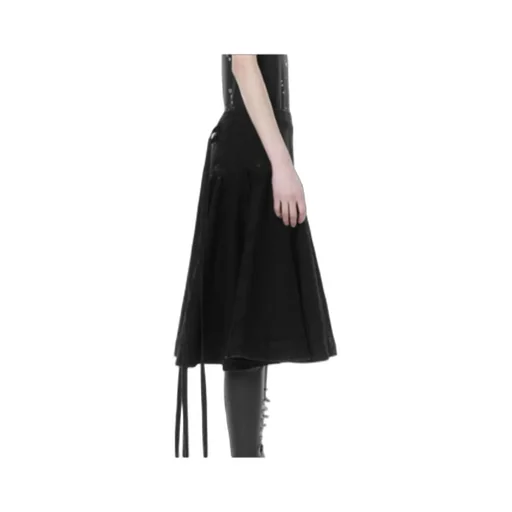 Tied-Waist A-Line Skirt