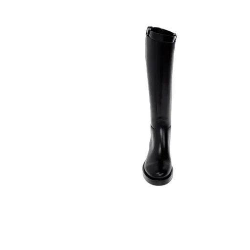 Ann Demeulemeester Buckle Detailed Round Toe Boots