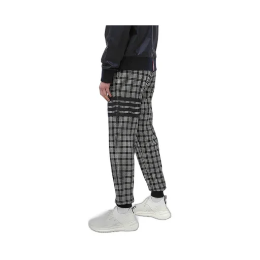 Thom Browne Check-Pattern Drawstring Track Pants