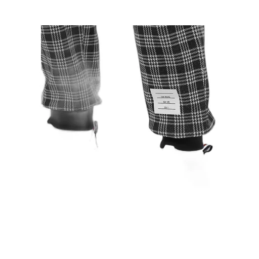 Thom Browne Check-Pattern Drawstring Track Pants