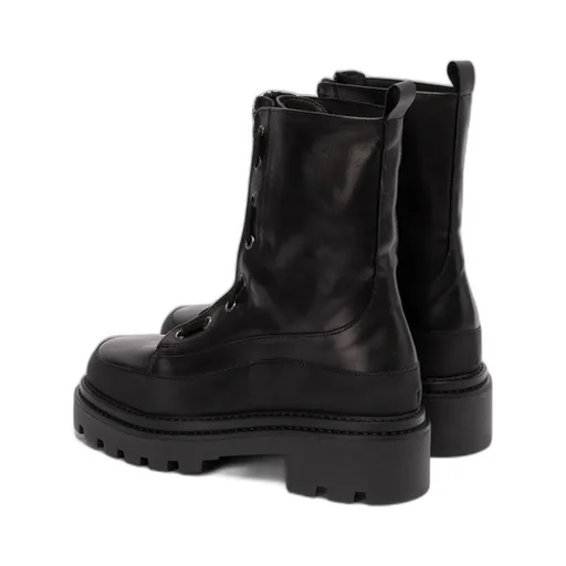 Leather 60Mm Combat Boots