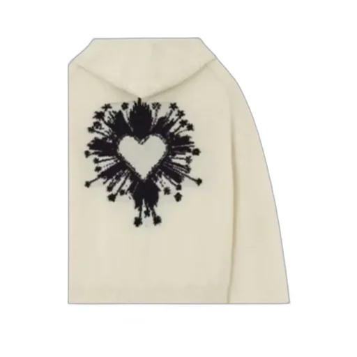 Graphic-Print Detail Hoodie