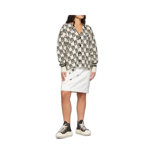 Oversized Monogram Cardigan