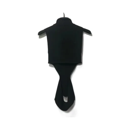 Ribbed-Knit Cut-Out Top