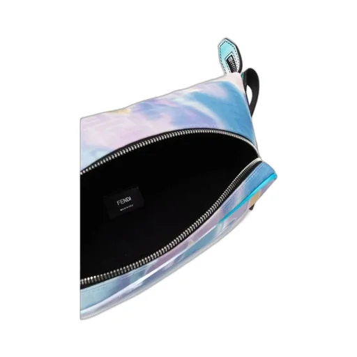 Fendi Tie-Dye Monogram Zipped Belt Bag