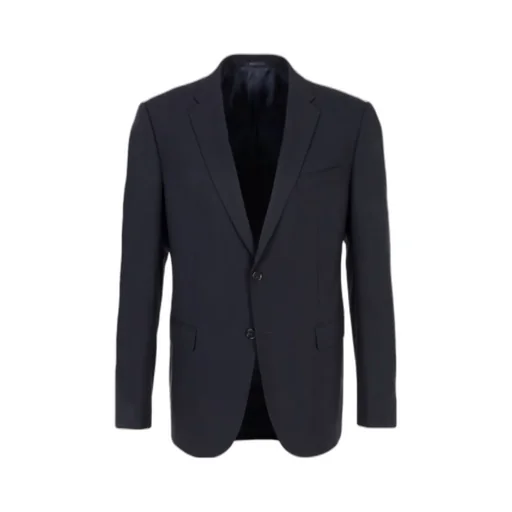 Wool Two-Button Suit Jacket