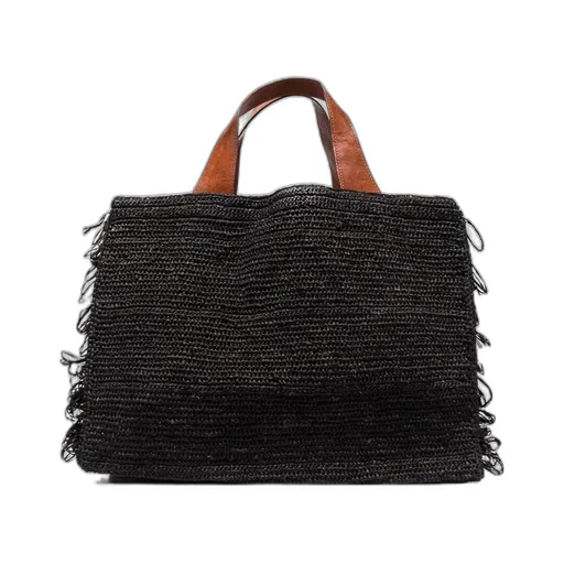 Ibeliv Onja Woven Fringed Tote Bag