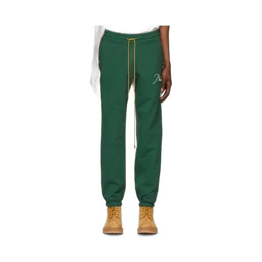 Green Logo Sweatpants