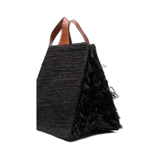 Ibeliv Onja Woven Fringed Tote Bag