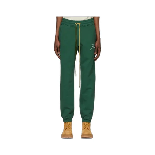 Green Logo Sweatpants