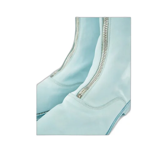 Front Zipper Design Middle Boot