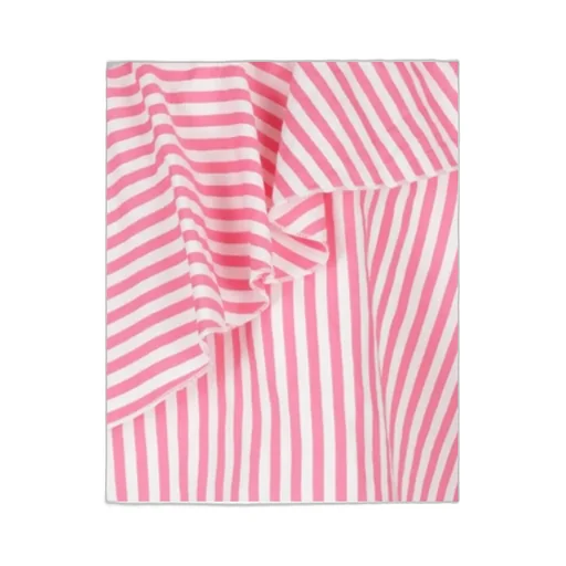 Monnalisa Striped One-Shoulder Top