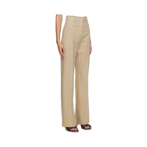 Jacquemus Le Pantalon Sauge High-Waist Flare Pants