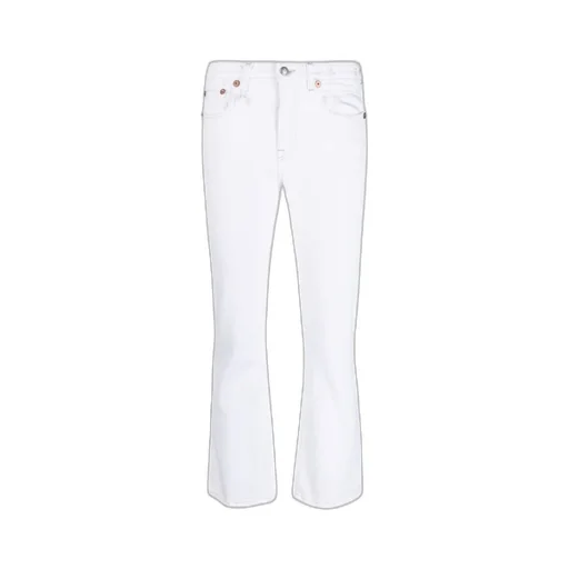 Worn Flared Jeans