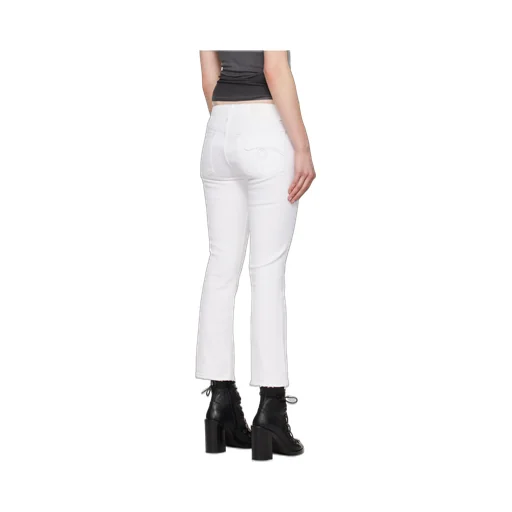 Worn Flared Jeans