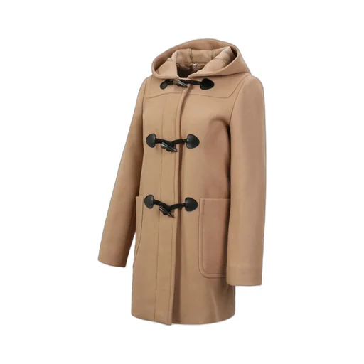 Long-Sleeved Hooded Coat