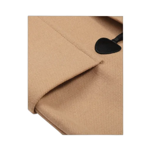 Long-Sleeved Hooded Coat