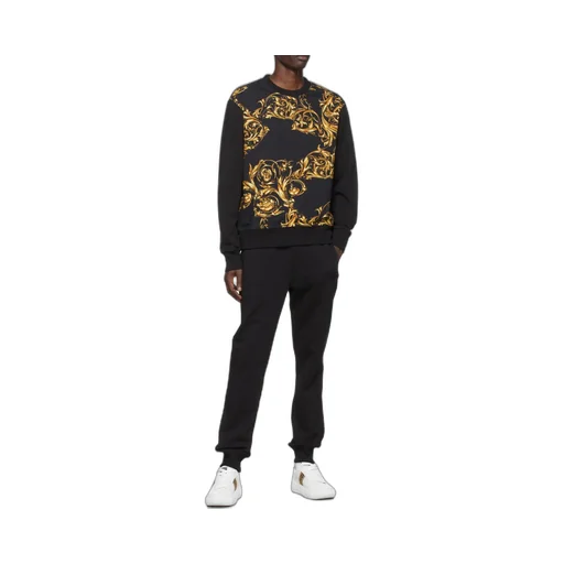 Baroque-Print Long-Sleeve Sweatshirt