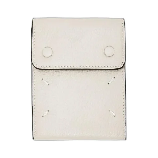 Four-Stitch Logo Detail Wallet