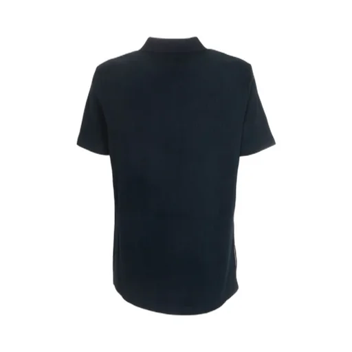 Ribbed Short-Sleeve Polo Shirt