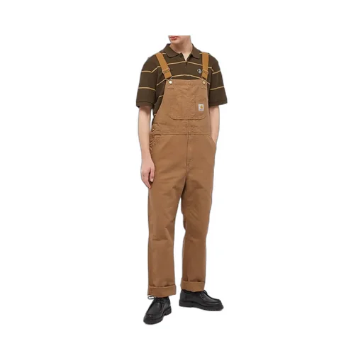 Logo-Patch Straight-Leg Dungarees