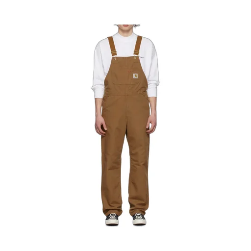 Logo-Patch Straight-Leg Dungarees