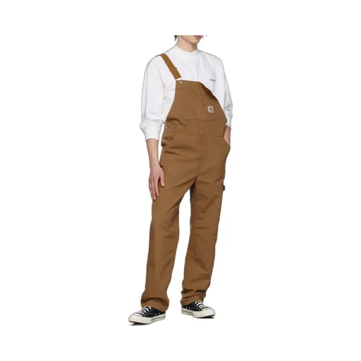 Logo-Patch Straight-Leg Dungarees