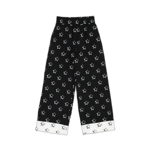 Star Printed Twill Trousers