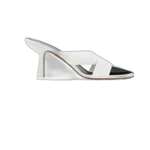Neous Ogma Knit Cut Out Detailed Mules