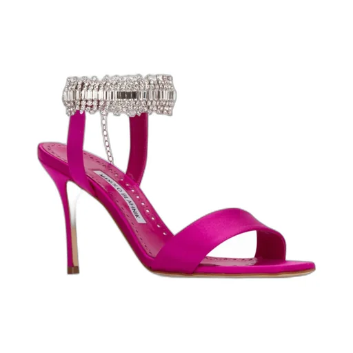 Manolo Blahnik Embellished Strappy Sandals