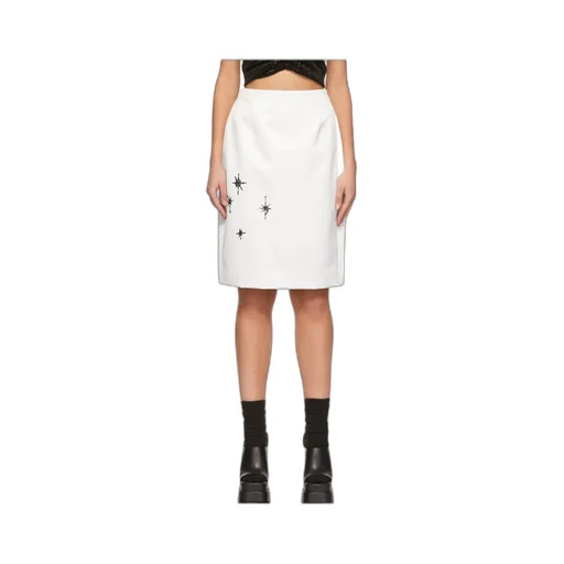 Emblem High Waist Skirt