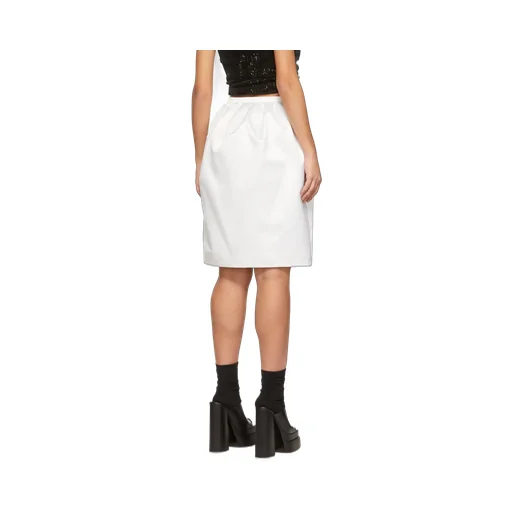 Emblem High Waist Skirt
