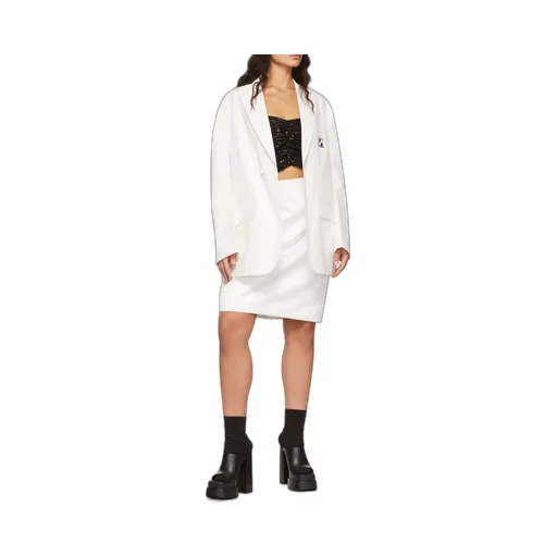 Emblem High Waist Skirt