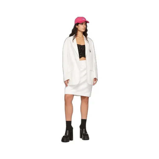 Emblem High Waist Skirt