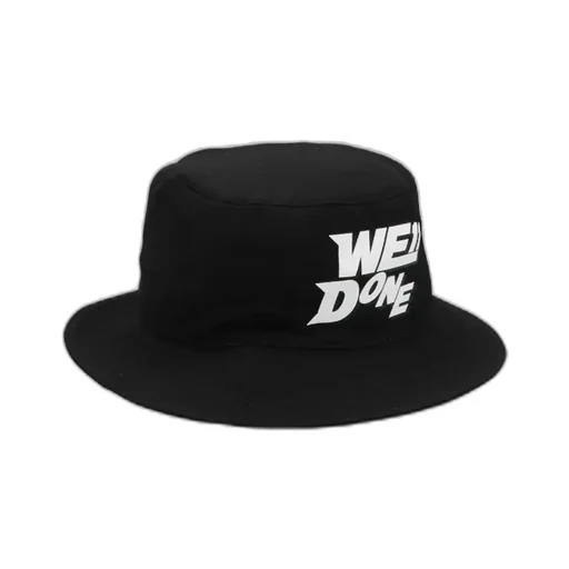 Logo-Print Detail Bucket Hat