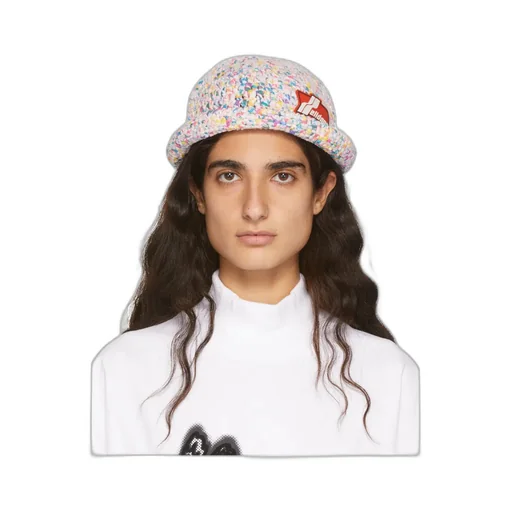 Logo Rough Knitted Fisherman Hat