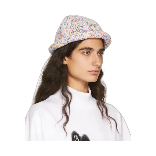 Logo Rough Knitted Fisherman Hat
